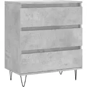 vidaXL Dressoir, betonkleur, 60x35x70 cm, houtvezelplaat