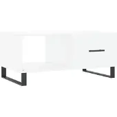 vidaXL Salontafel 90x50x40 cm bewerkt hout wit
