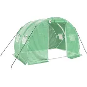 vidaXL Tuinkas met stalen frame 6 m² 3x2x2 m
