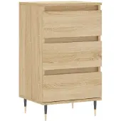 vidaXL Dressoir 40x35x70 cm bewerkt hout sonoma eikenkleurig