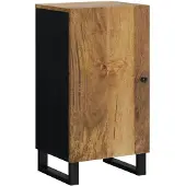 vidaXL Dressoir met deur 40x31x75 cm massief mangohout
