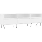 vidaXL Tv-meubel 150x30x44,5 cm bewerkt hout wit