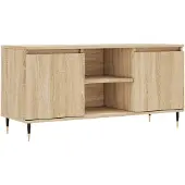 vidaXL Tv-meubel 104x35x50 cm bewerkt hout sonoma eikenkleurig