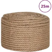 vidaXL Touw 25 m lang 10 mm dik jute
