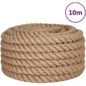 vidaXL Touw 10 m lang 50 mm dik jute