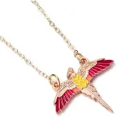 Ginza.se Officiële Harry Potter Roze Gouden Fawkes Ketting