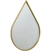 Jax Design Wandspiegel Maine | Jax Design glas goudkleurig 40x70x3 cm wandspiegels | NADUVI