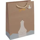 Sigel Kerstzakje 'IJsbeer met...', groot