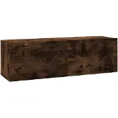 vidaXL Tv-wandmeubel 100x30x30 cm bewerkt hout gerookt eikenkleurig