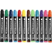 Creativ Company Glasen Porseleinstiften Semi Dekkend, 12st.