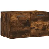 vidaXL Wandkast 60x36,5x35 cm bewerkt hout gerookt eikenkleurig