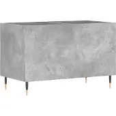 vidaXL Platenkast 74,5x38x48 cm bewerkt hout betongrijs