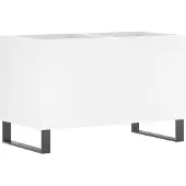 vidaXL Platenkast 74,5x38x48 cm bewerkt hout wit