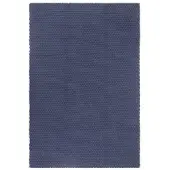 vidaXL Vloerkleed rechthoekig 160x230 cm katoen marineblauw