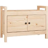 vidaXL Halbankje 80x40x60 cm massief grenenhout