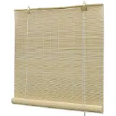 vidaXL Rolgordijn Bamboe 120 x 160 cm (Naturel) online kopen