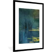 PosterMonkey Fotolijst incl. Poster - Aqua - 60x90 cm - Posterlijst