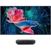 Hisense Beamerpakket Laser TV 120L9HA 4K Zwart + ultra korte projectieafstand console + ALR Fresnel 120" scherm