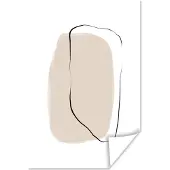 PosterMonkey Poster Minimalisme - Design - Pastel - 60x90 cm