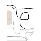 PosterMonkey Poster Abstract - Pastel - Minimalisme - 80x120 cm