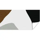 PosterMonkey Poster Minimalisme - Design - Vormen - 80x40 cm