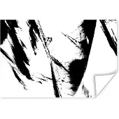PosterMonkey Poster Verf - Zwart - Abstract - 30x20 cm