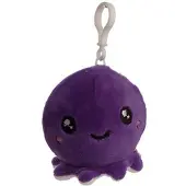 Puckator Sleutelhanger Adoramals Squeezies Knijpbare Octopus Pluche - 7,5cm