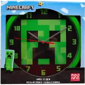 Minecraft wandklok 25 cm