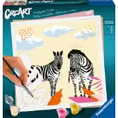 Ravensburger Zebra - Schilderen op nummer voor volwassenen