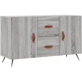 vidaXL Dressoir, grijs Sonoma, 100x36x60 cm, houtvezel