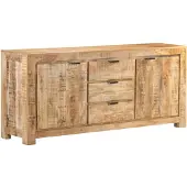 vidaXL Dressoir 175x40x75 cm ruw mangohout