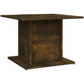 vidaXL Salontafel 55,5x55,5x40 cm bewerkt hout gerookt eikenkleurig
