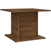 vidaXL Salontafel, bruin, eikenlook, 55,5 x 55,5 x 40 cm, houtvezel