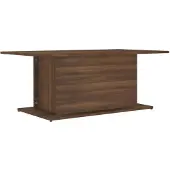 vidaXL Salontafel 102x55,5x40 cm bewerkt hout bruin eikenkleur