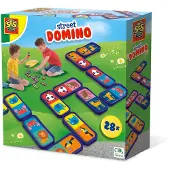 SES Creative SES - Street domino - 28 stenen - met stickers - in handige bewaartas