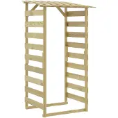 vidaXL Pergola met dak 100x90x200 cm geïmpregneerd grenenhout