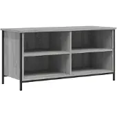 vidaXL Tv-meubel 100x40x50 cm bewerkt hout grijs sonoma eikenkleurig