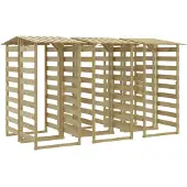 vidaXL Pergola's met dak 6 st 100x90x200 cm geïmpregneerd grenenhout