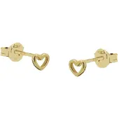 Karma Oorknoppen symbol open hearts Goud