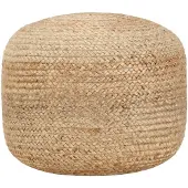 vidaXL Poef handgemaakt 45x30 cm jute