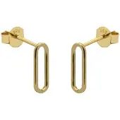 Karma oorknoppen square Goud