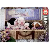 Educa Legpuzzels - Puzzel - 500 stukjes - Puppy's