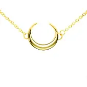 Victorious Dames Armband Goudkleurig – Goudkleurige Maan – 14 t/m 18cm