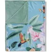 Descanso Polyester Plaid Fungi - multi 130x160cm