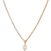 Victorious Dames Ketting - Rosé Goud - Model: Parel Shine