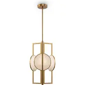 Maytoni Hanglamp Marmo, dimbaar, messing / goud, Woon-/ Eetkamer, metaal, Modern, hanglamp