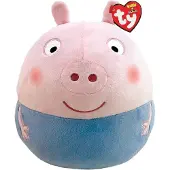 TY Squish a Boo - Peppa Pig - George - 20 cm - Knuffel