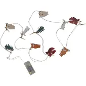 Star Trading LED lichtketting Forest Friends, 10 houten figuren