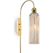 Maytoni Wandlamp Antic, messing / goud, Woon-/ Eetkamer, Glas, Modern, wandlamp