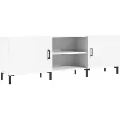 vidaXL Tv-meubel 150x30x50 cm bewerkt hout wit